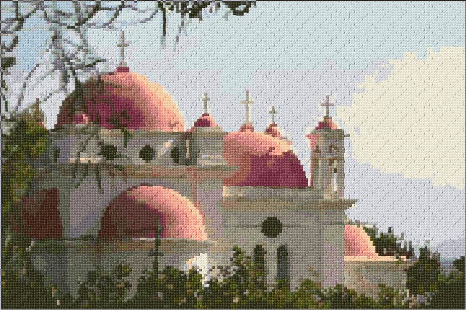Capernaum free cross-stitch pattern