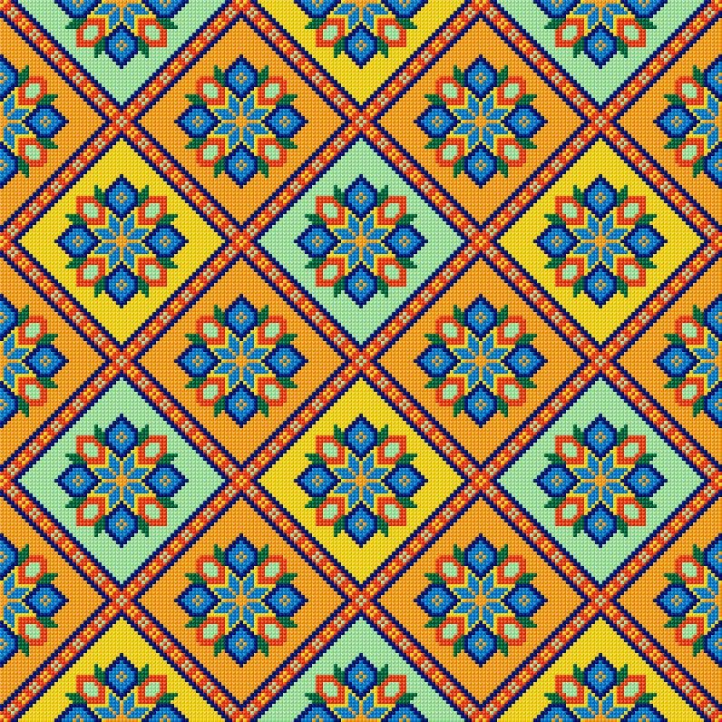 Ornament free cross-stitch pattern