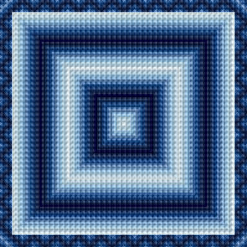 Cushion Cover free cross-stitch pattern