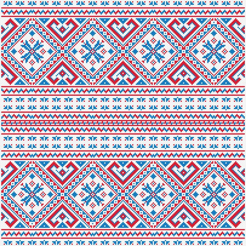 Cushion Cover free cross-stitch pattern