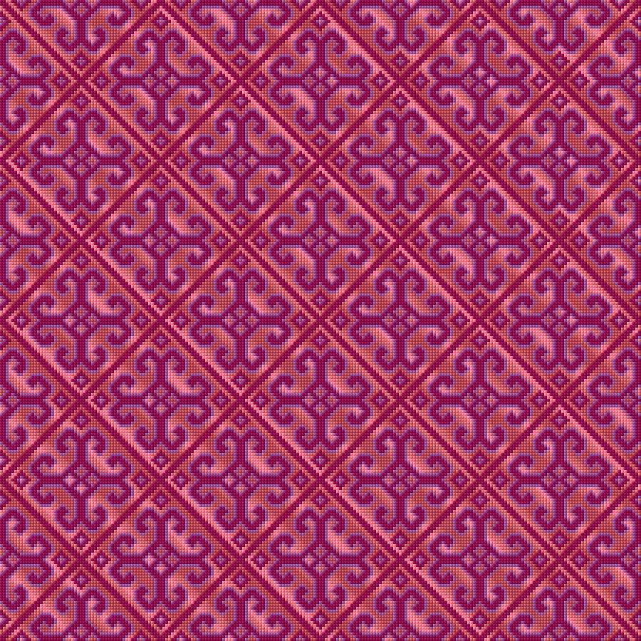 Cushion Cover free cross-stitch pattern