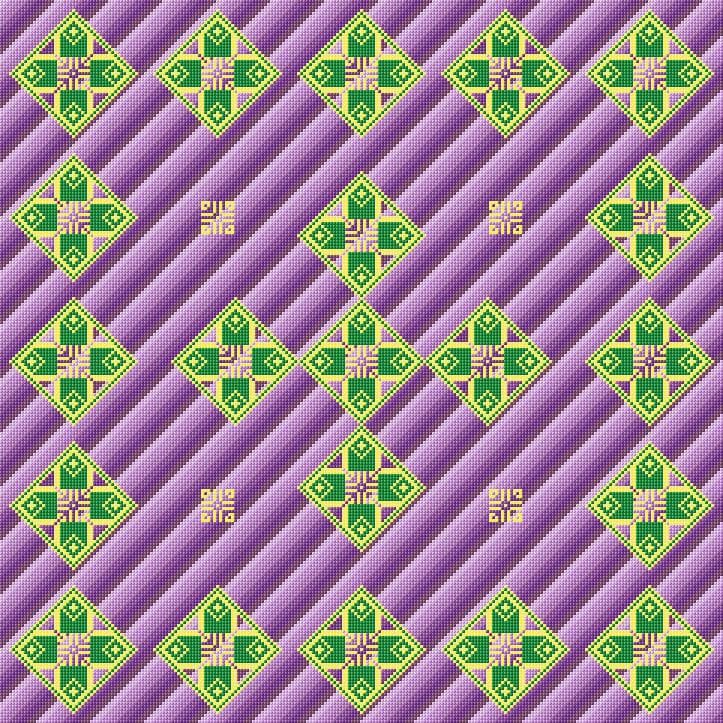 Cushon Cover free cross-stitch pattern