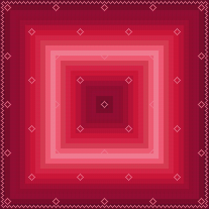 Cushion Cover free cross-stitch pattern