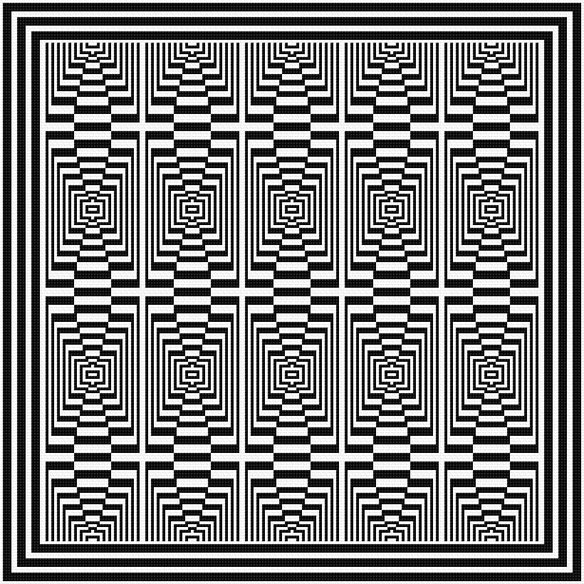 Cushion Cover free cross-stitch pattern