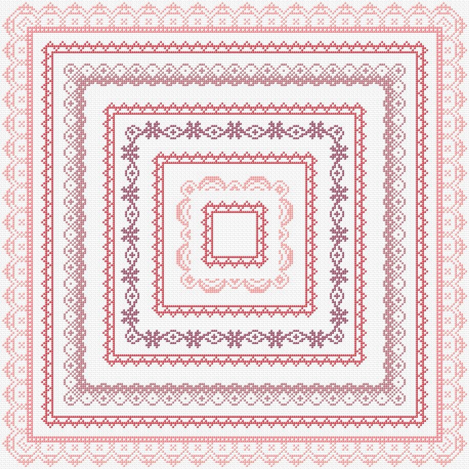 Cushion Cover free cross-stitch pattern