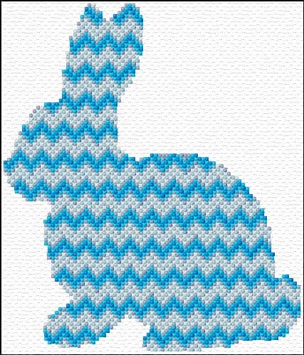 Bunny free cross-stitch pattern