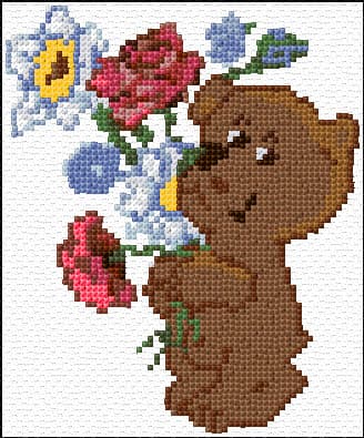 Happy Birthday free cross-stitch pattern