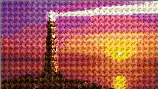 Llightouse free cross-stitch pattern