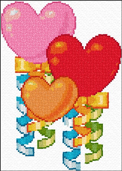 Happy Birthday free cross-stitch pattern