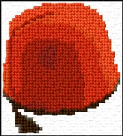 Fez Hat free cross-stitch pattern