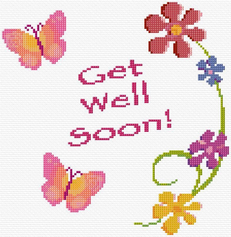 Speedy Recovery free cross-stitch pattern