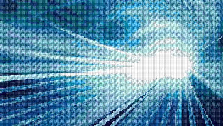 Speed free cross-stitch pattern