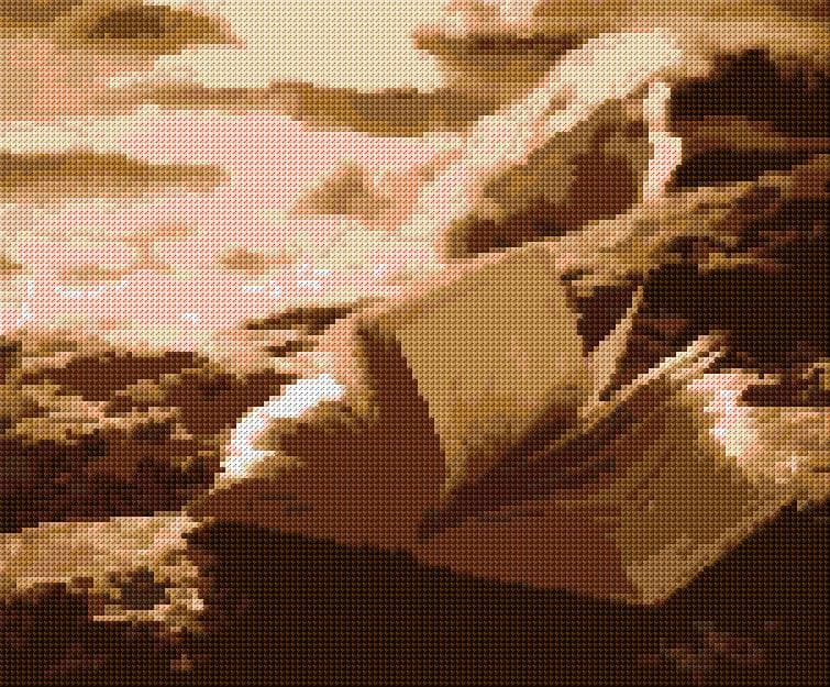 Book free cross-stitch pattern