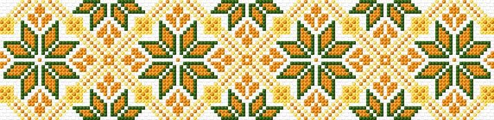 Towel Pattern free cross-stitch pattern