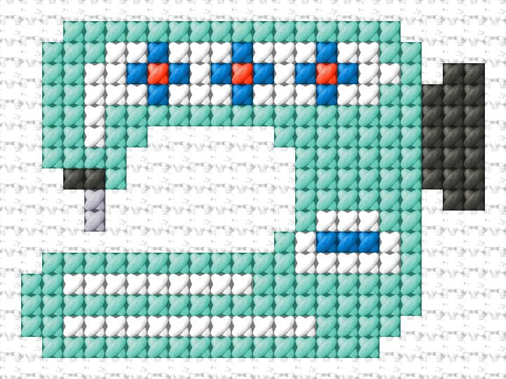 Sewing Machine free cross-stitch pattern