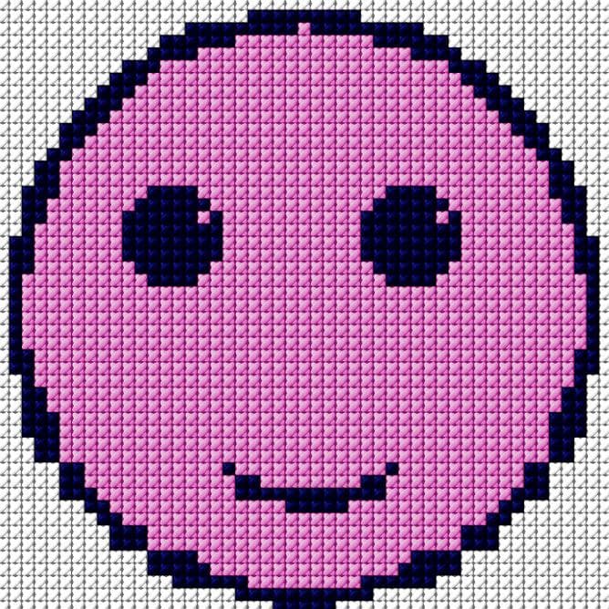 Lilac free cross-stitch pattern
