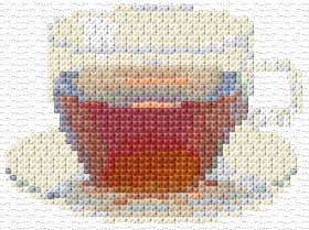 Cup of Tea free cross-stitch pattern