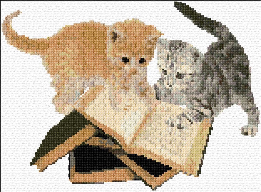 Scientific Discussion free cross-stitch pattern