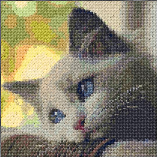 Sorrow free cross-stitch pattern