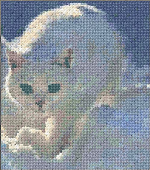 Winter free cross-stitch pattern