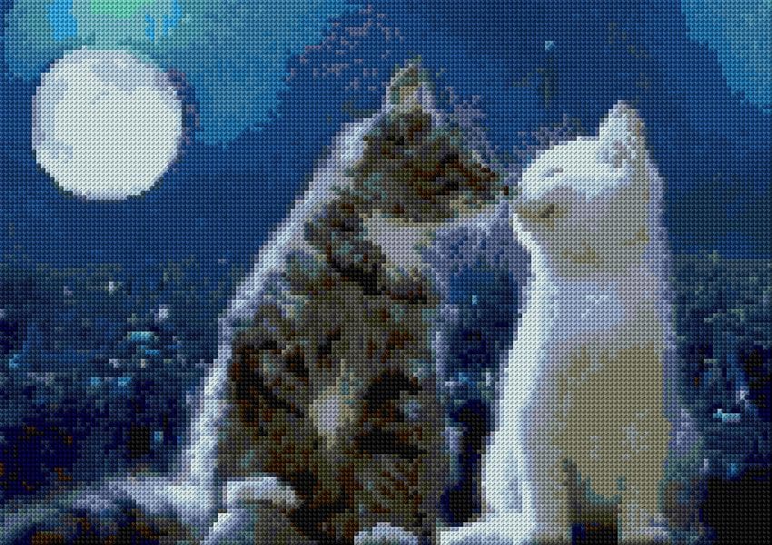 Love on the Roof free cross-stitch pattern