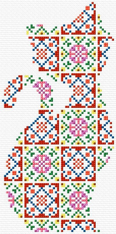 Cat free cross-stitch pattern
