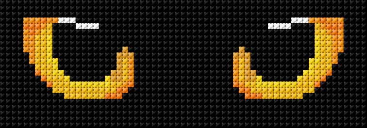 Black Cat Eyes free cross-stitch pattern