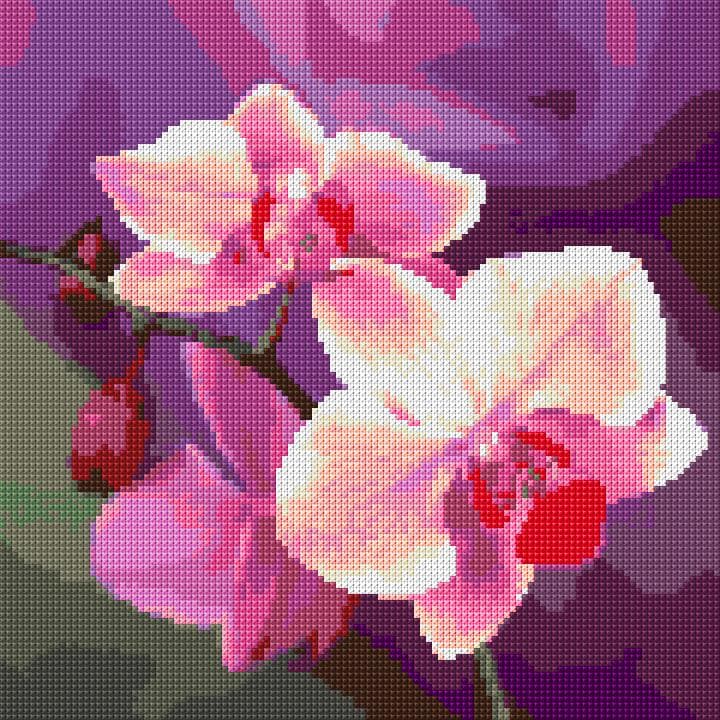 Blossom free cross-stitch pattern