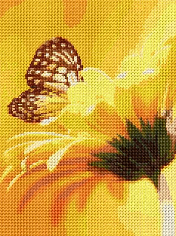 Summer free cross-stitch pattern