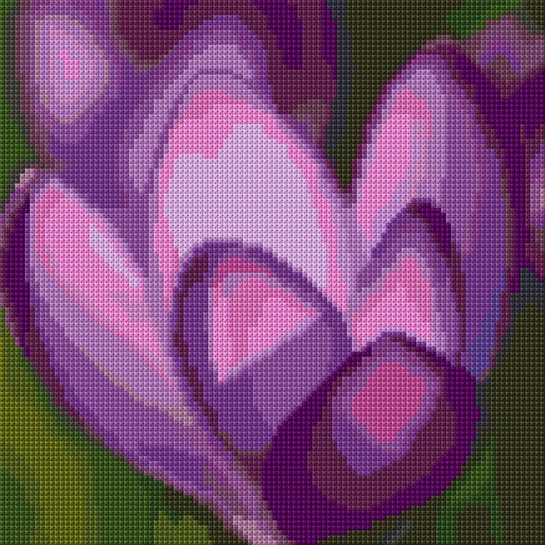 Crocus free cross-stitch pattern