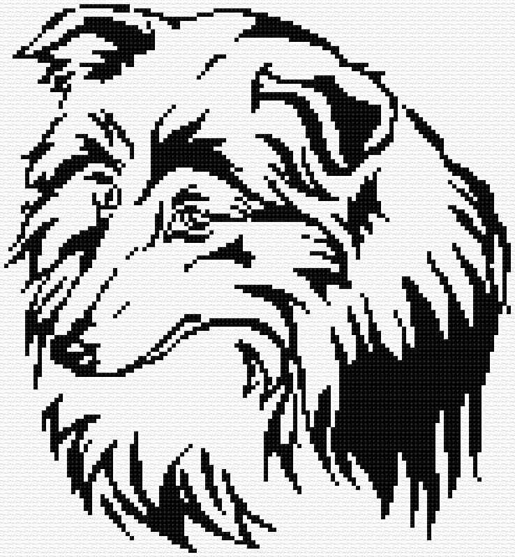 Sheltie free cross-stitch pattern