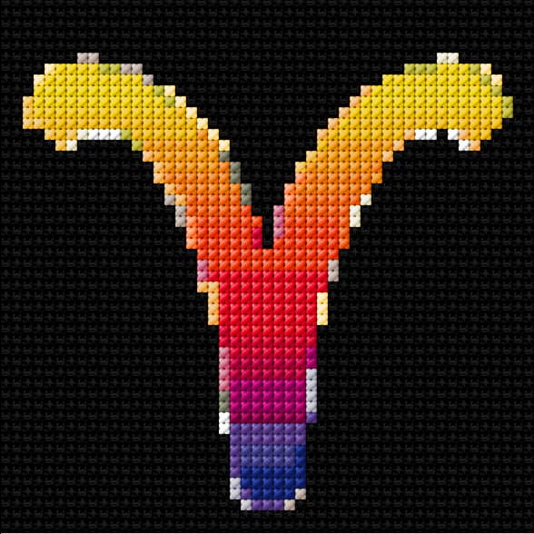 Aries - Kit free cross-stitch pattern