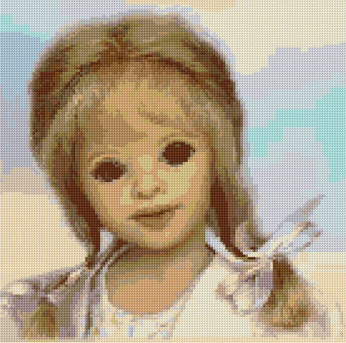 Fairy of the Winter free cross-stitch pattern