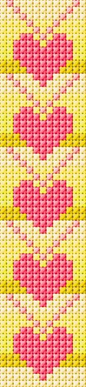 Bookmark free cross-stitch pattern