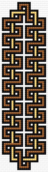 Bookmark free cross-stitch pattern
