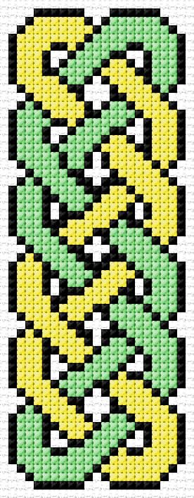 Bookmark free cross-stitch pattern