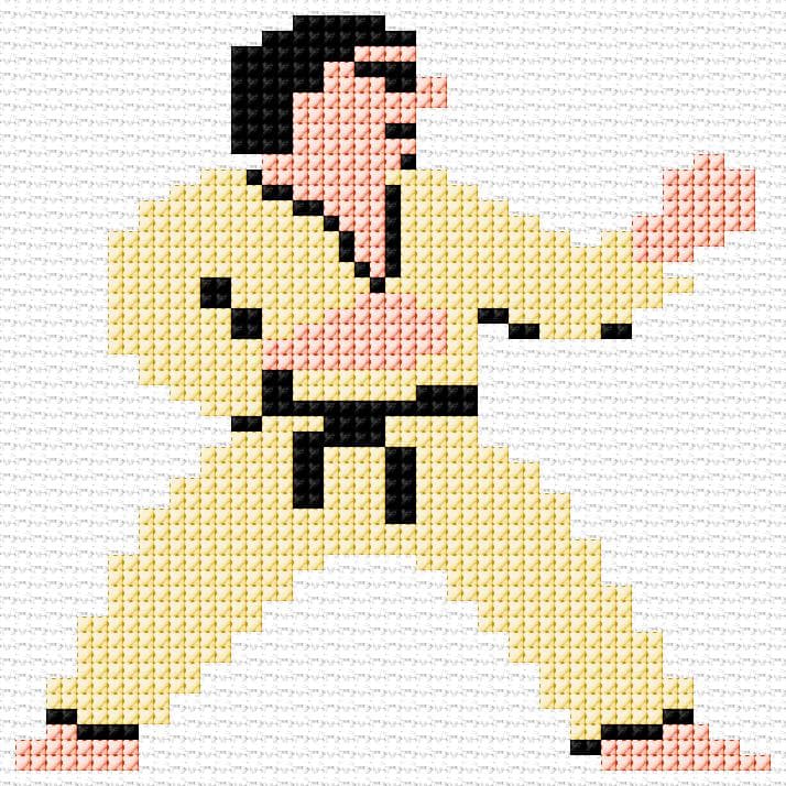 Carate free cross-stitch pattern