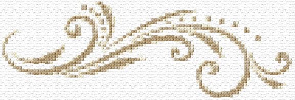 Leaves Vignette 1 free cross-stitch pattern