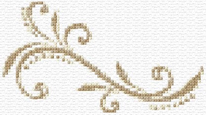 Leaves Vignette 2 free cross-stitch pattern