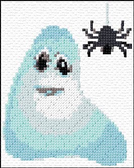 Halloween free cross-stitch pattern