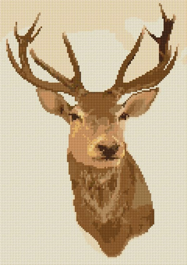 Slag free cross-stitch pattern