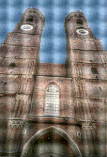 Two Towers - 4 free cross-stitch pattern