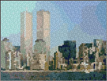World Trade Center free cross-stitch pattern