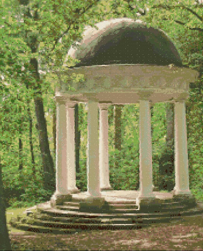 Summer House free cross-stitch pattern