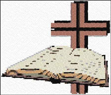 Open Bible free cross-stitch pattern