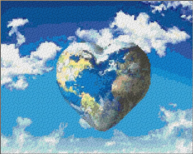 John 3 16 free cross-stitch pattern
