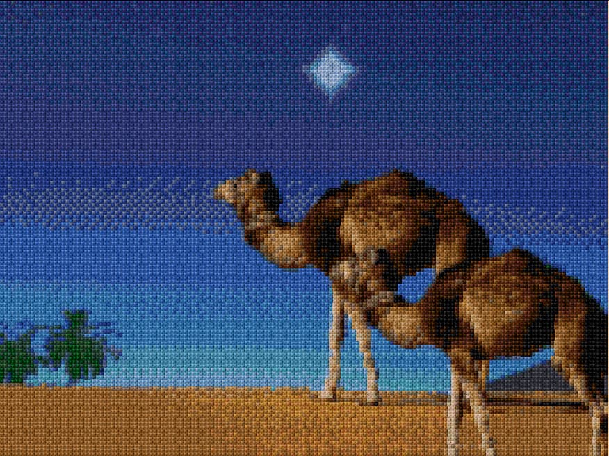 Bethlehem Star free cross-stitch pattern