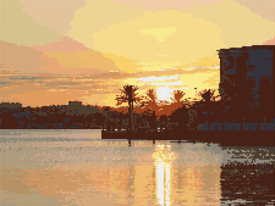 Tunisia free cross-stitch pattern