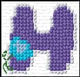 H free cross-stitch pattern
