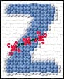 Z free cross-stitch pattern